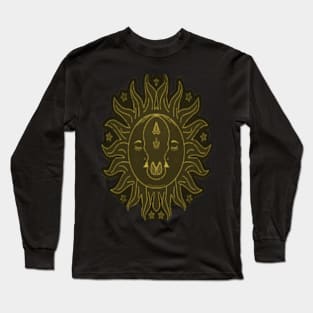 golden sun and moon Long Sleeve T-Shirt